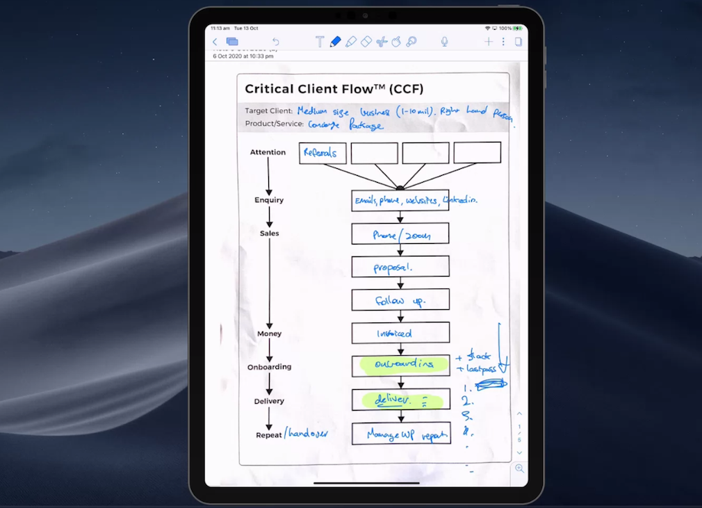 CCF screenshot